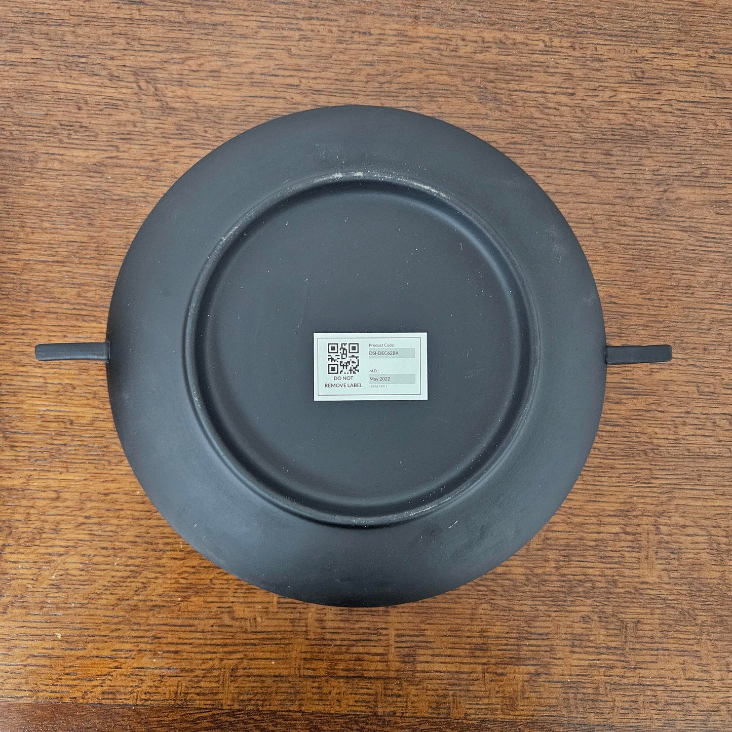 Large Black Ceramic Dinnerware Bowl