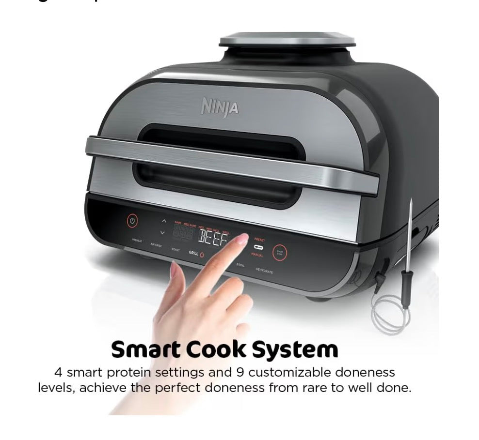 Ninja Indoor Grill and Air Fryer. Foodi Smart XL 6-in-1 Grill