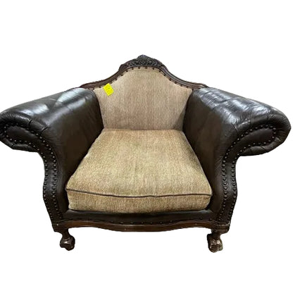 Traditional Western Leather Chair