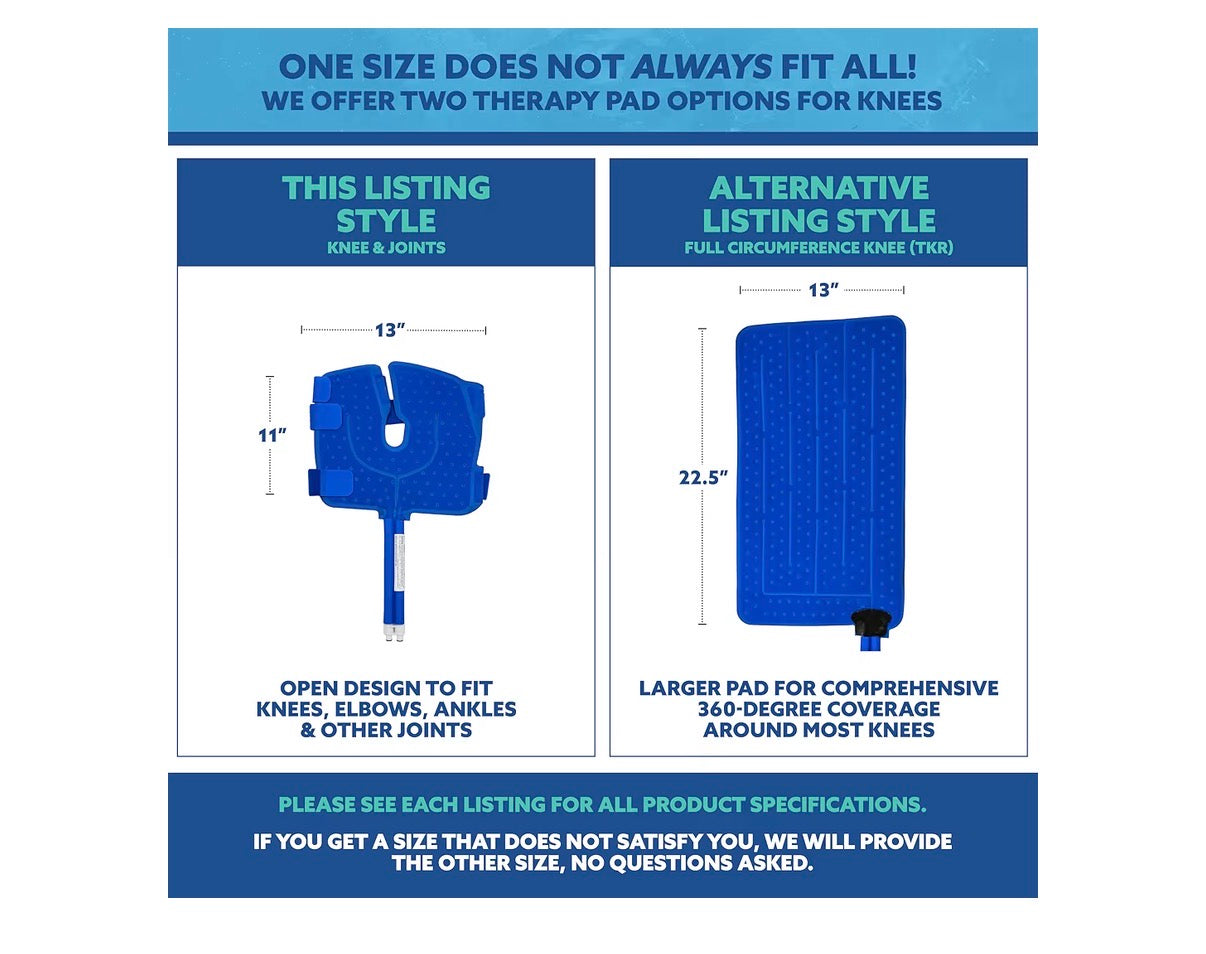 Polar Active Ice 9 Quart Cold Therapy Ice Machine Programmable Timer Knee & Joint Pad Cryotherapy Pain Relief System
