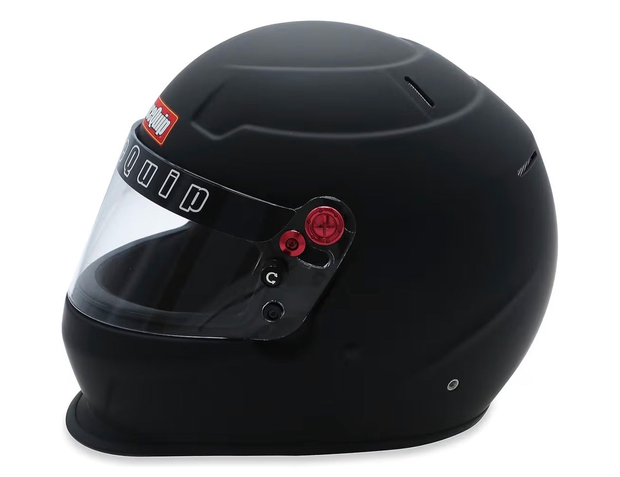 RaceQuip Full Face Helmet PRO20 (Flat Black X-Large)