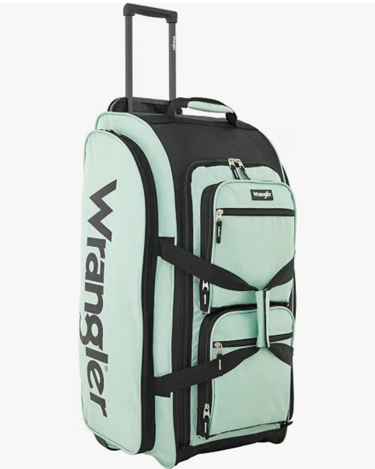 Wrangler Wesley Rolling Duffel Bag, Large 30 Inch (Seafoam) (New in Package)