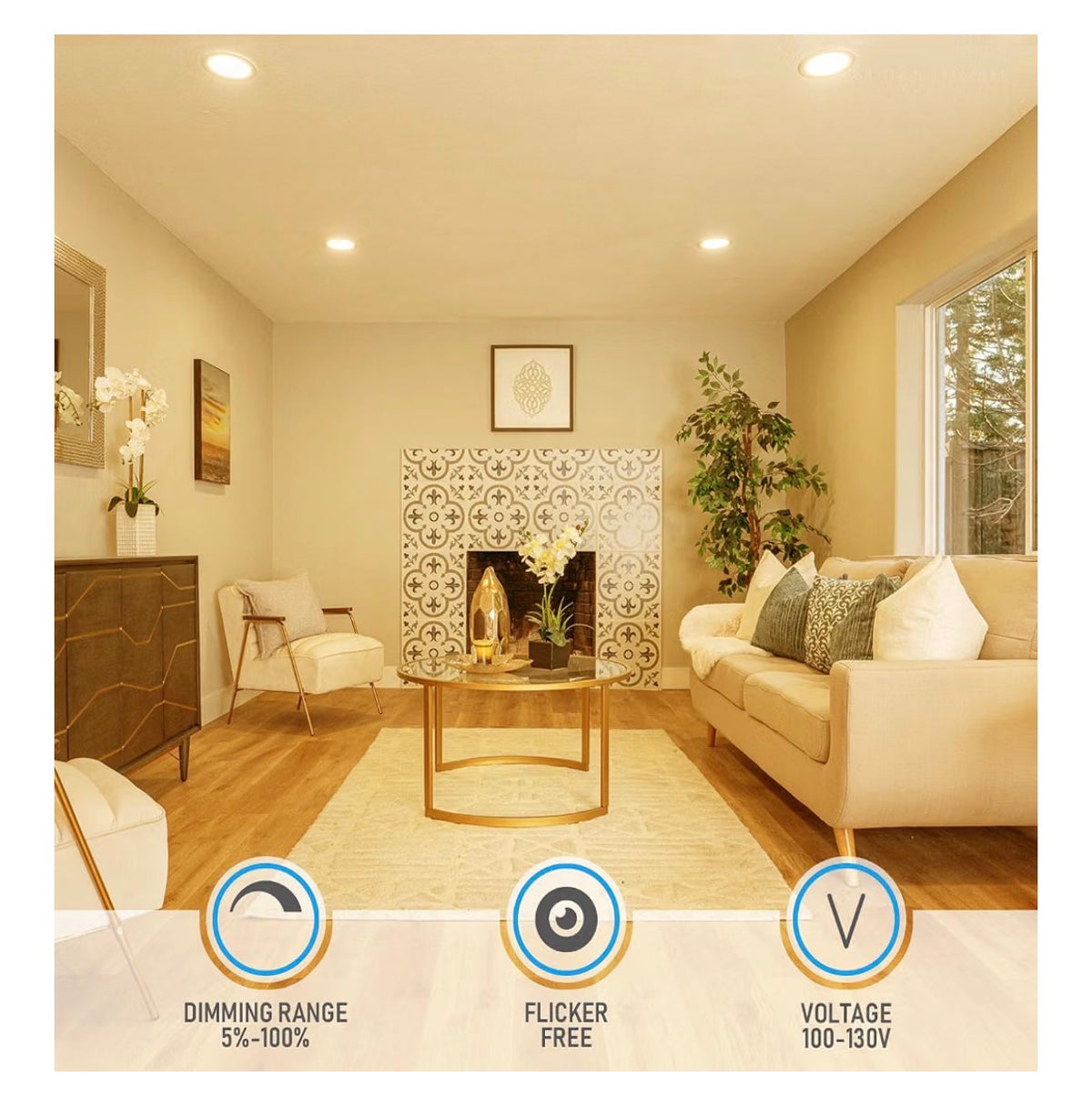 Torchstar 4 Pack 6 Inch Ultra-Thin LED Recessed Light, 2700K 12W 100W Eqv. Dimmable Slim LED Downlight with Junction Box, ETL and Energy Star Certified Soft White (New in Box)