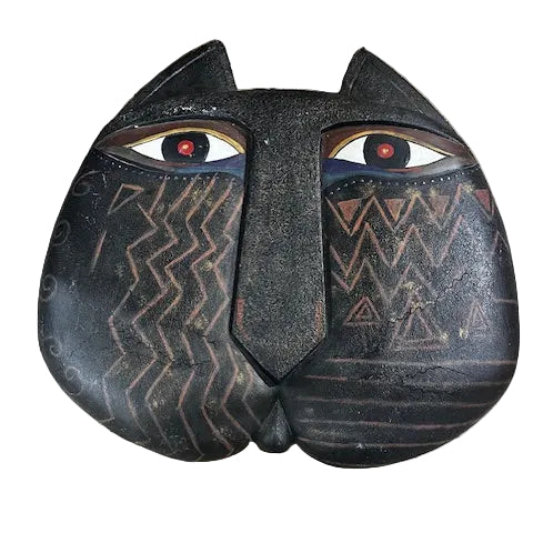 Laurel Burch Mysticat Mask Sculpture