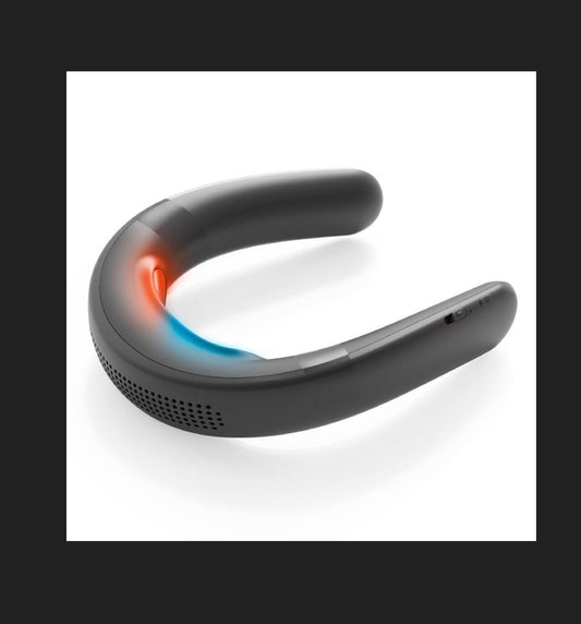 Sharper Image Cordless Cool and Heat Neckwear Device (Black) (New in Box)