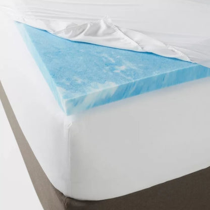 (New) Full 2" Cool Touch Memory Foam Mattress Topper
