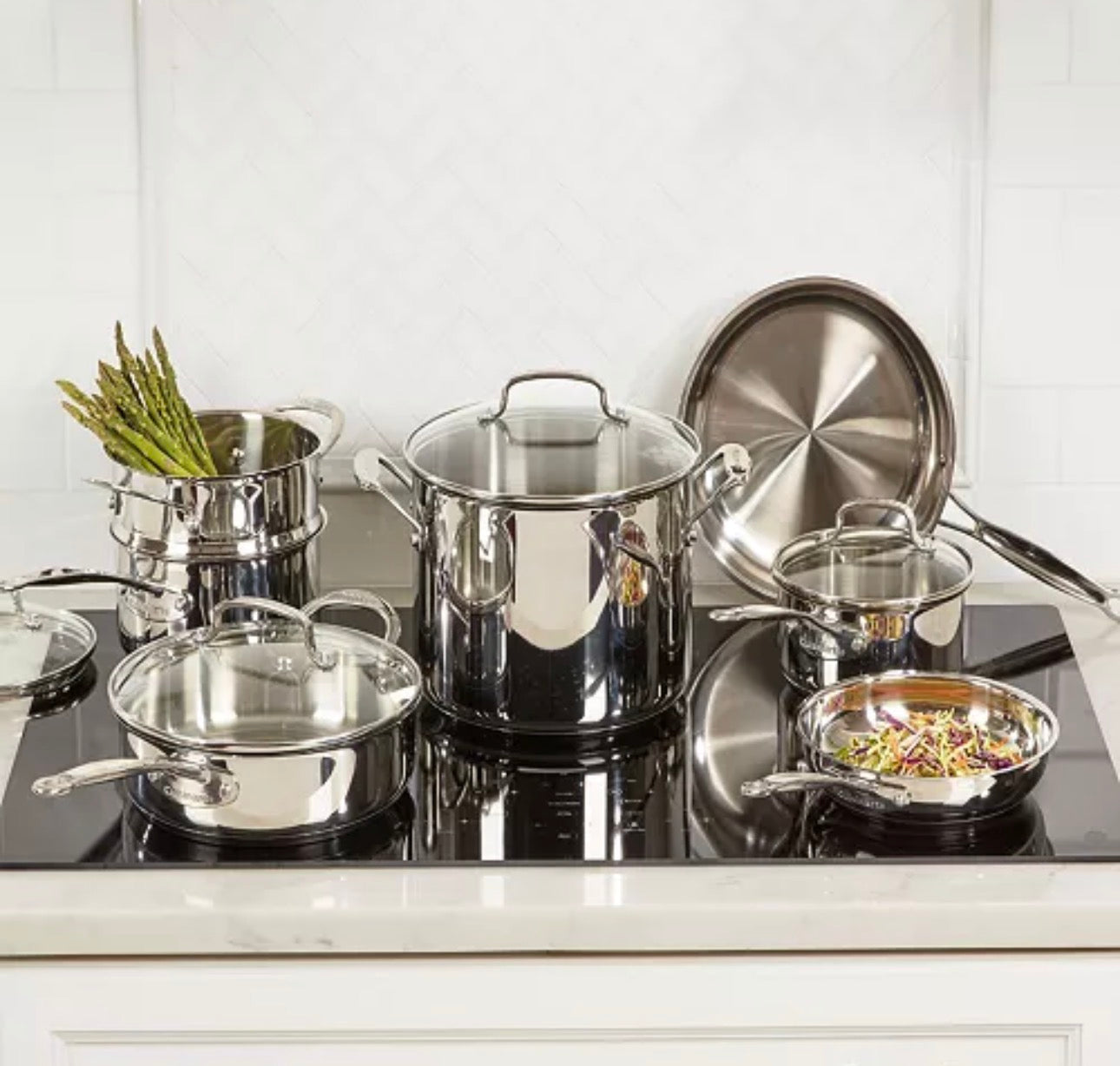 Cuisinart Chef's Classic Stainless Steel 11pc Cookware Set