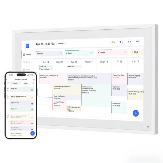 (New) Dragon Touch 27" Digital Calendar Chore Chart