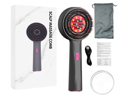 Scalp Massage Comb with Red Light Therapy Hair Growth Comb