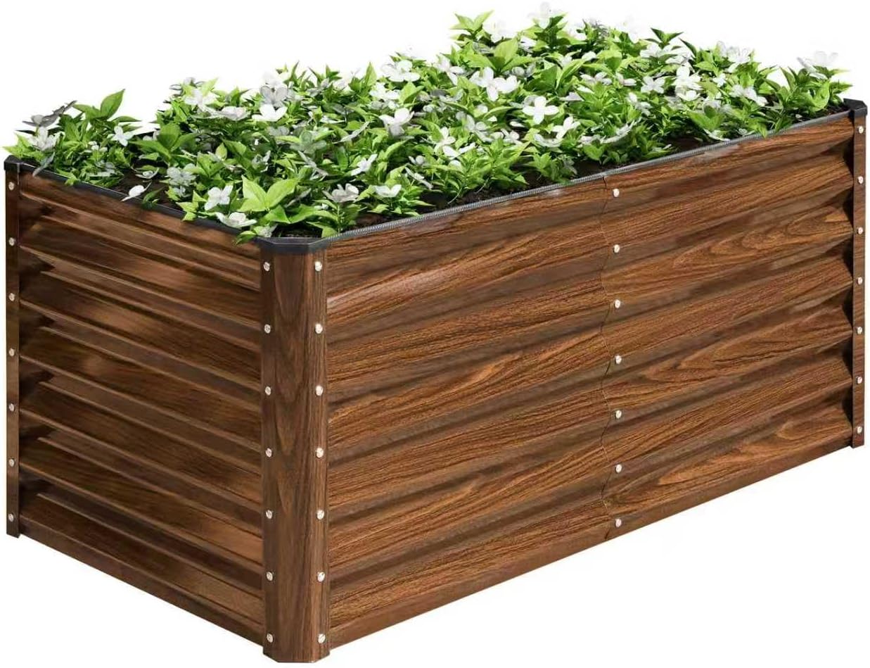 SnugNiture Galvanized Raised Garden Bed Kit