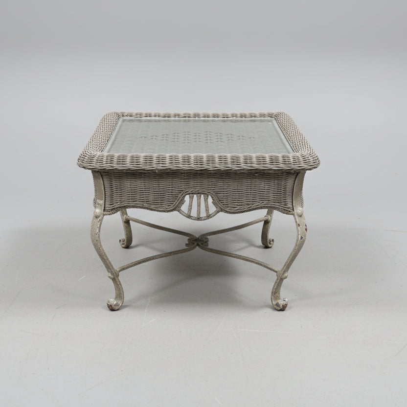Wicker-style Side Table