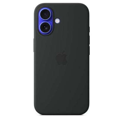Apple iPhone 16 Silicone Magsafe Case (Black)