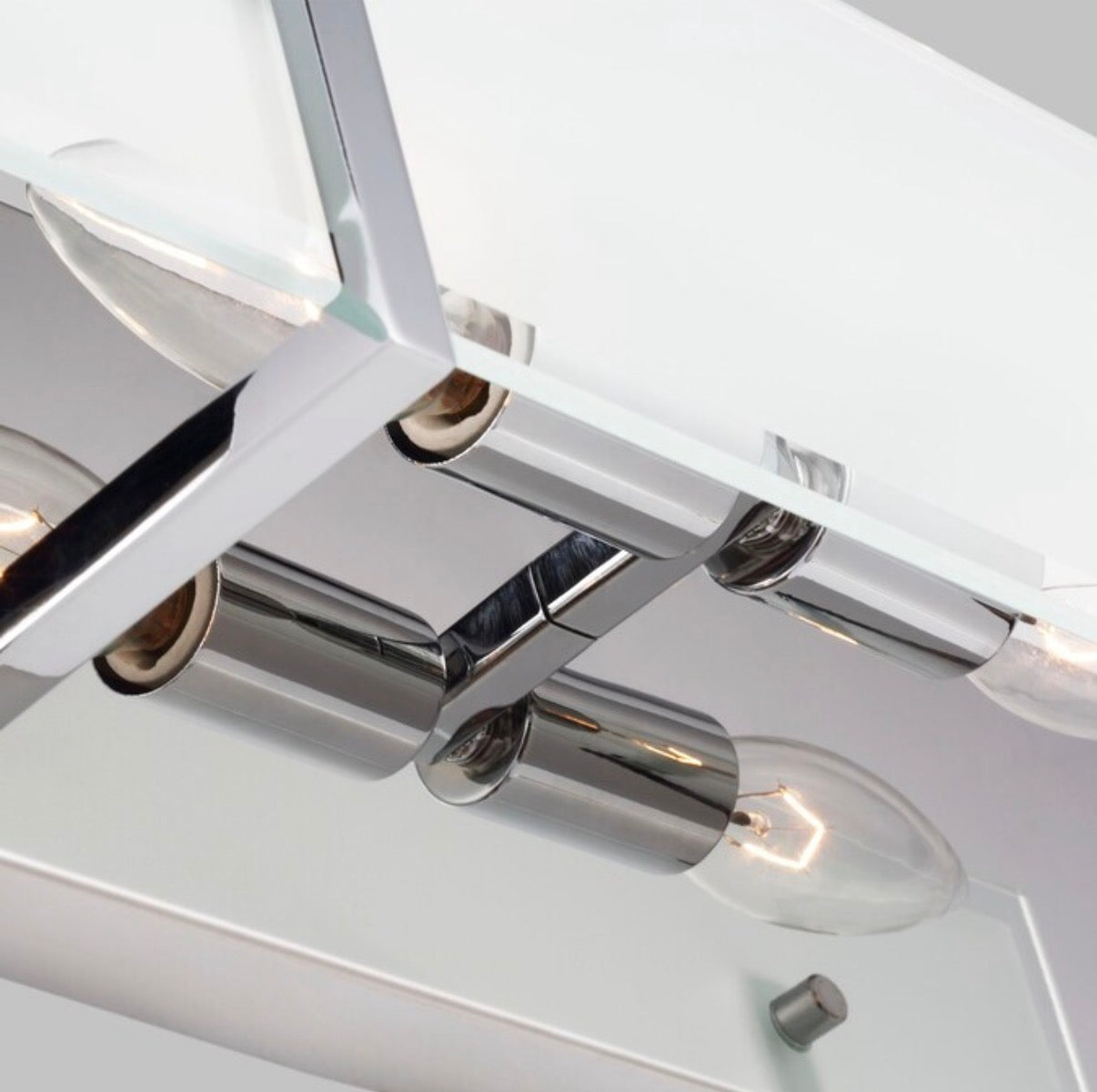 Generation style 18 inch  2 light polished crome modern/contemporary bathroom vanity light bar