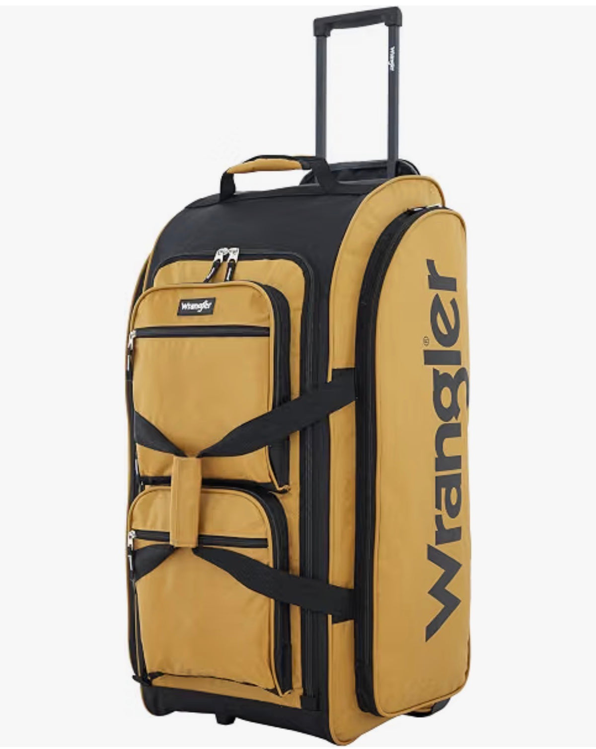 Wrangler Wesley Rolling Duffel Bag, Large 30 Inch (Ambergold) (New in Package)