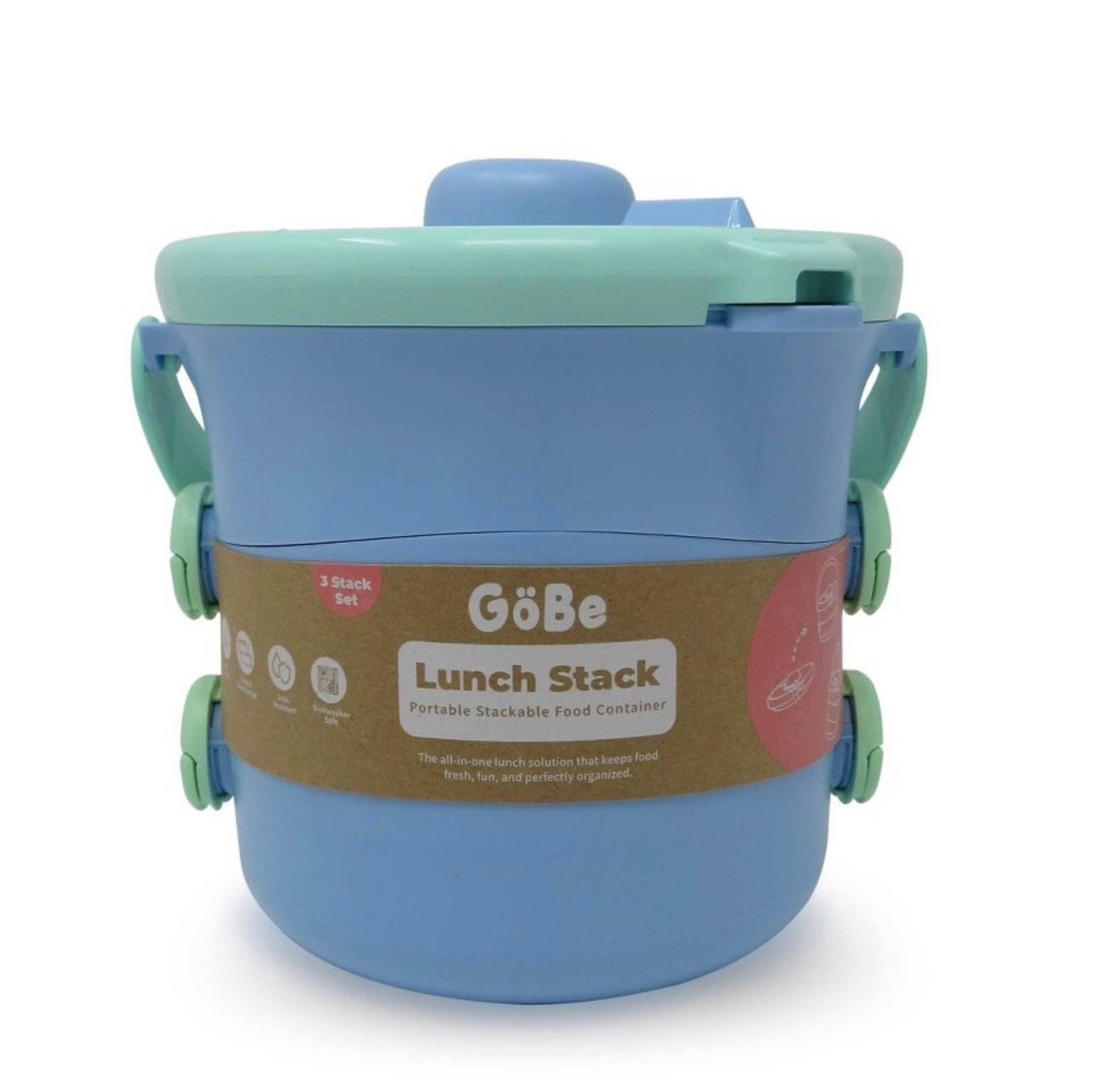 GoBe Kids' On-The-Go Lunch Stack - Twinberry