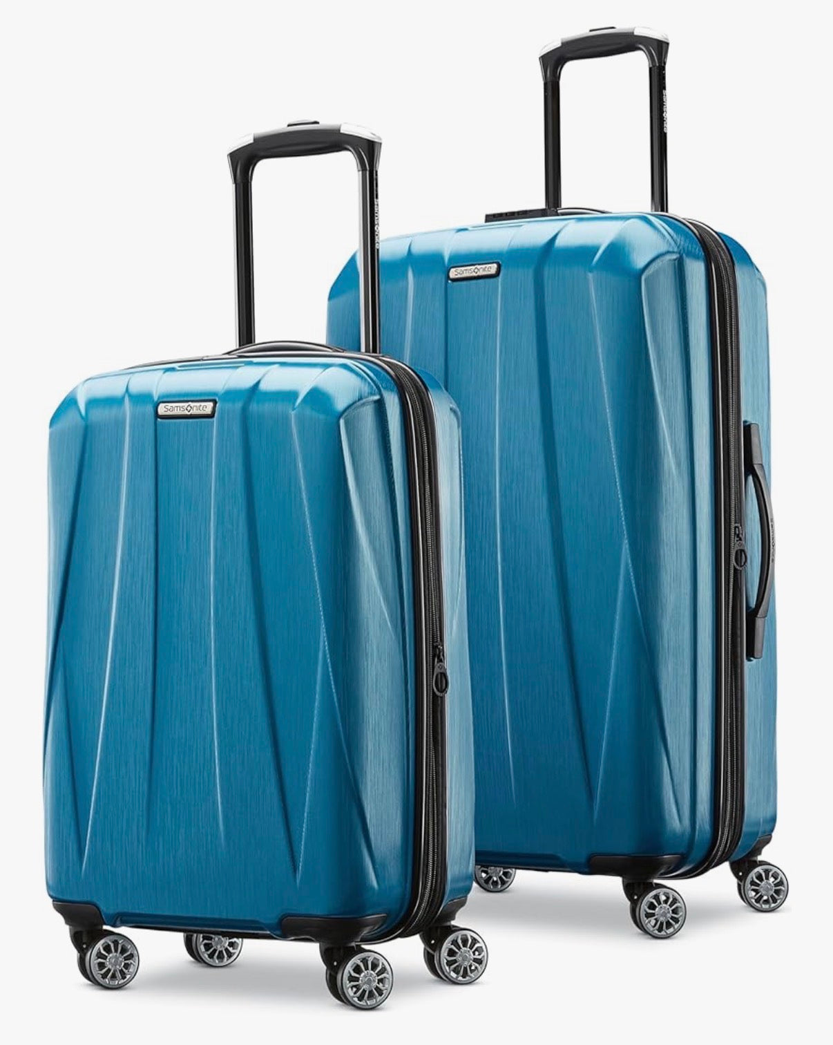 Samsonite Centric 2 Hardside Expandable Luggage with Spinner Wheels, Caribbean Blue - 2 Piece Set