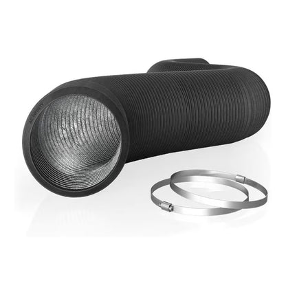 AC Infinity Flexible 10 Inch Aluminum Ducting, Heavy Duty Four Layer Protection 25 Feet Long for Heating and Cooling Ventilation and Exhust
