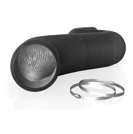 AC Infinity Flexible 10 Inch Aluminum Ducting, Heavy Duty Four Layer Protection 25 Feet Long for Heating and Cooling Ventilation and Exhust