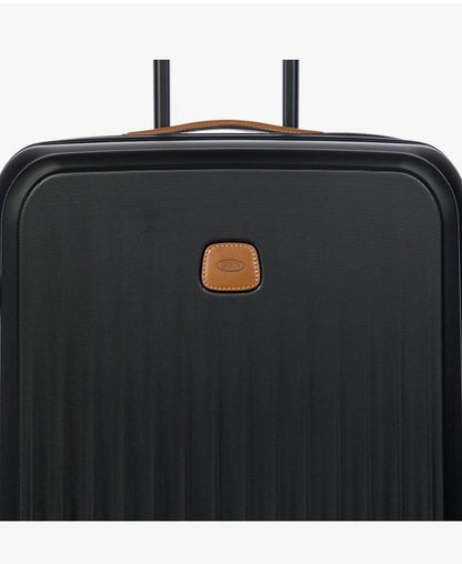 Bric's Taormia Ultra-Light Checked Luggage - Expandable Hard Shell Suitcase with TSA Lock, Anti-Tamper Zippers & 360 Spinner Mobility Wheels 30 Inch (Black) (New in Box)