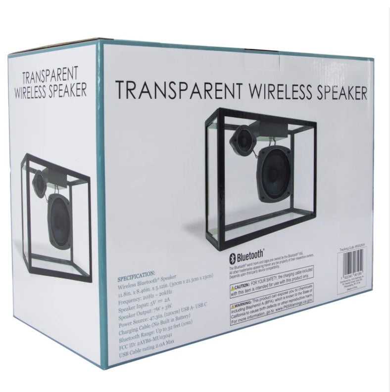 Bluetooth Transparent Wireless Speaker
