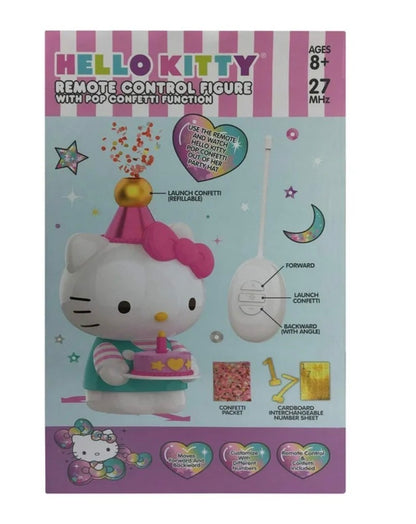 Hello Kitty Remote Control Figure with Pop Confetti Function