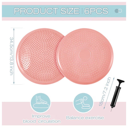 Wiggle Seat Inflated Wobble Cushion for Sensory Kid 13 Inch Balance Disc Kids Flexible Seating Exercise Sensory Pad Chair Cushion for Classroom Office School (Morandi) (New in Box)