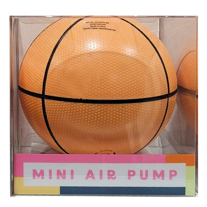 Target Bullseye Playground Orange Basketball Mini Air Pump