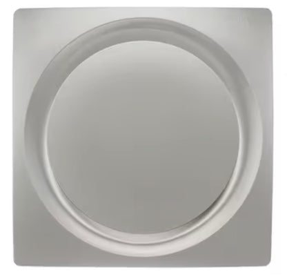 Aero Pure Slim Fit Quiet Bathroom Exhaust Fan 0.9-Sone 120-CFM Satin Nickel Decorative Bathroom FAn (Energy Star Certified)