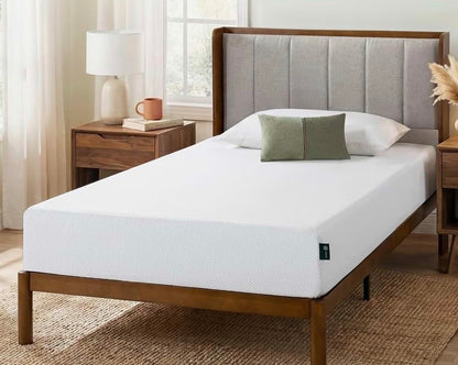 Twin Mattress, 8 Inch Twin Memory Foam Mattress, Basic Graphite Cooling Mattress, Pressure Relief with Medium Firm Support, CertiPUR-US Certified 75 Inch Length X 39 Inch Width (New in Box)