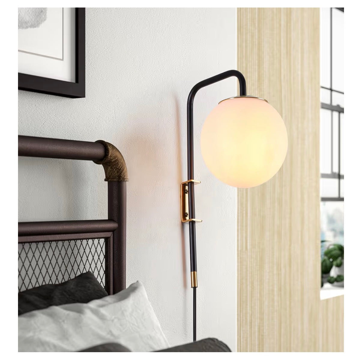 Modern Plug in Wall Light