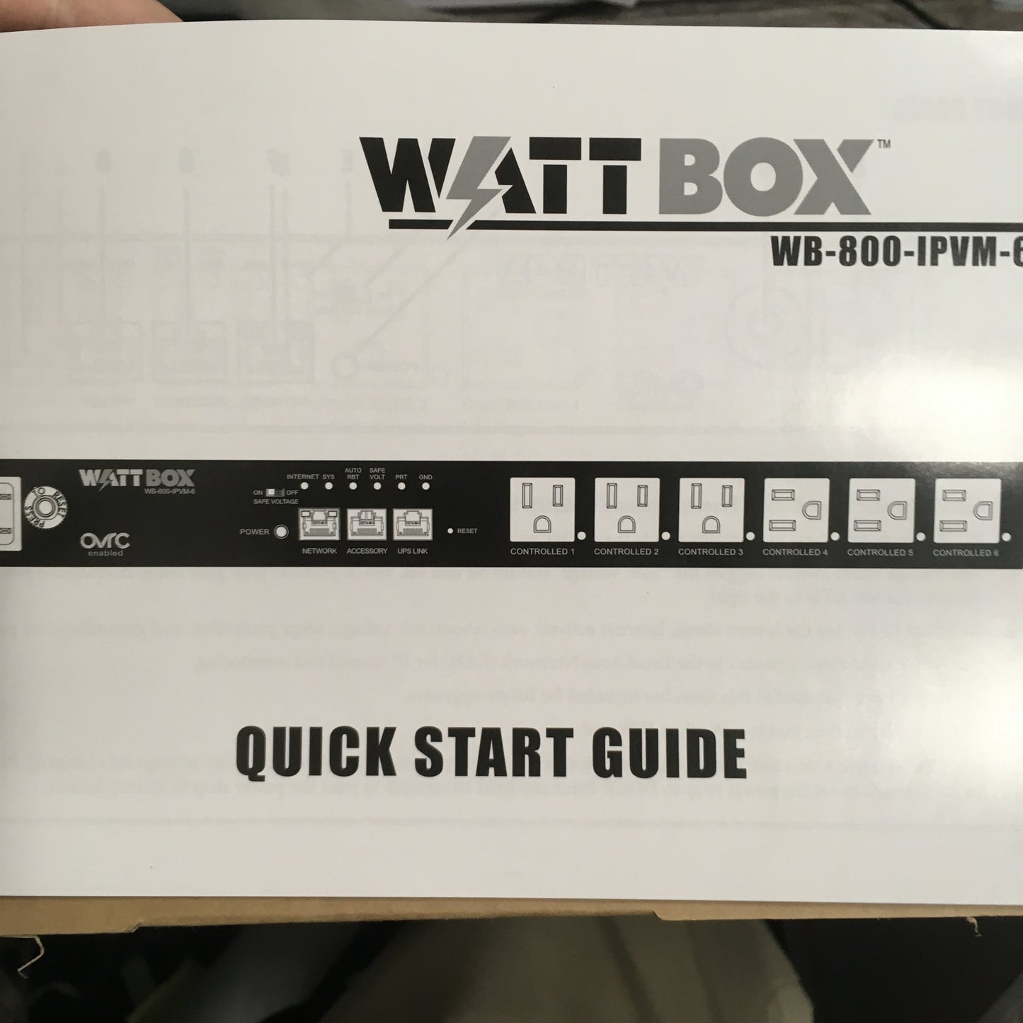 WattBox Power Strip and Surge Protector