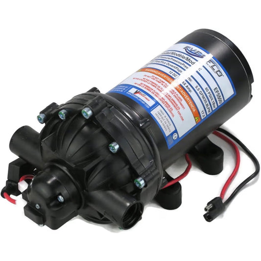 The ROP Shop EVERFLO 12 Volt 5.5 GPM Diaphragm Water Pump 60 PSI Lawn Sprayers, Boats, RV's