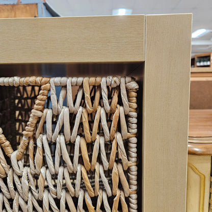 Storage Bin with Woven Bins