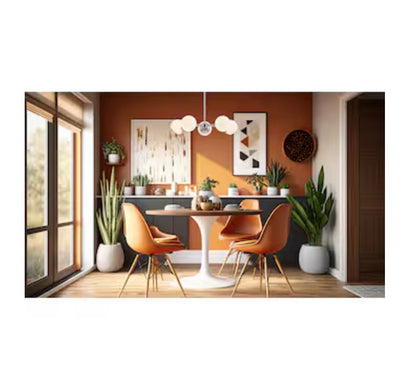 Origin 21 Cyprus 5 Light Brushed Nickel Opal Glass Steel Chandelier (New in Box)