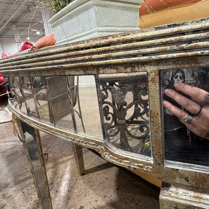 Lillian August Mirrored Console Table
