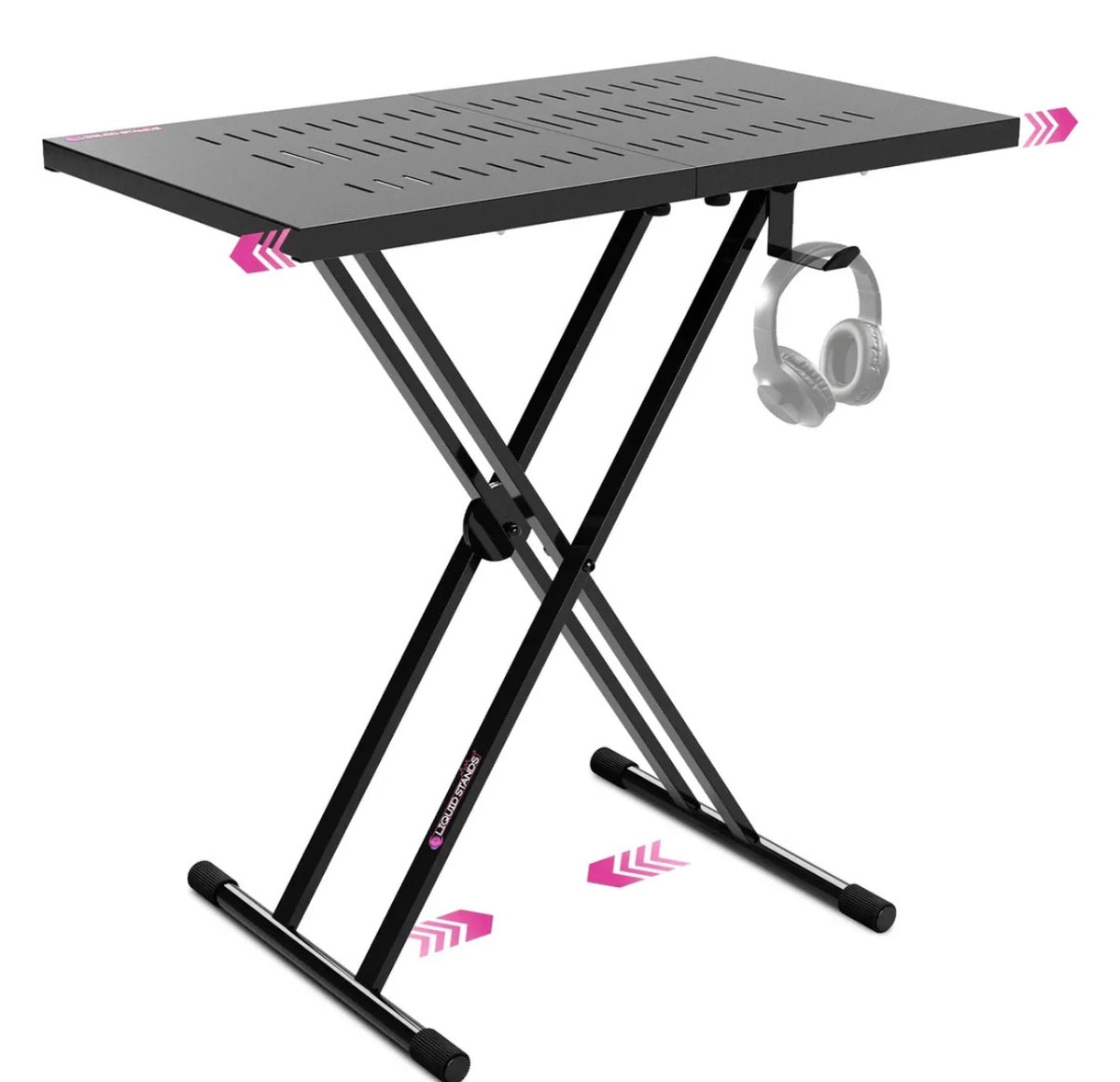 Expandable DJ Table Portable Audio Mixer Stand (New in Box)