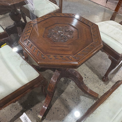 Glass Top Dining Table w/ 6 Chairs