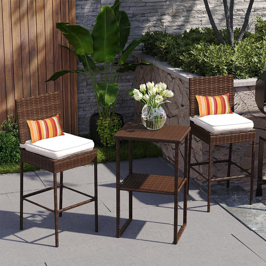 (New) Sundale Outdoor Wicker Bar Stool