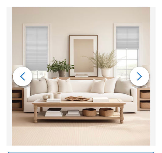 Allen & Roth Cordless Cellular Shade 39 3/4 Inch X 60 Inch (White) (New in Box)