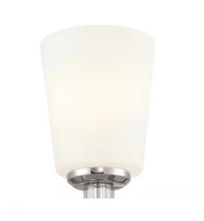 Kichler Rosalind 5 in 1 Light Polished Nickel Traditional Bathroom Vanity Light