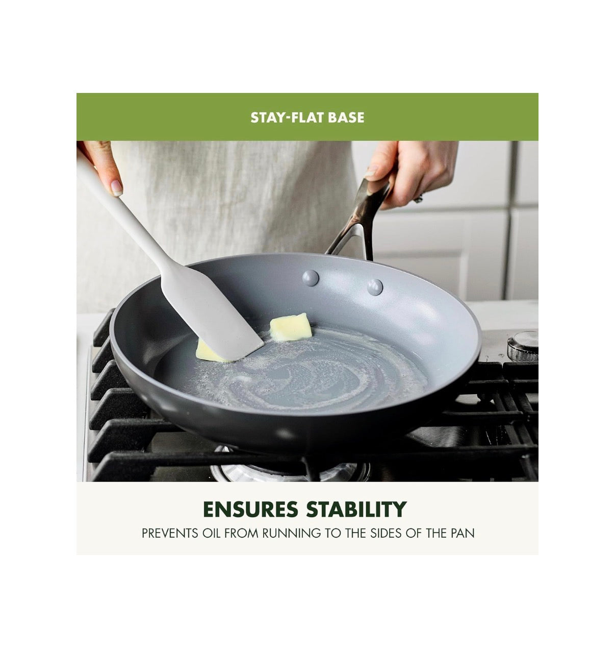 GreenPan Valencia Pro 3 Piece 8 Inch, 9.5 Inch and 11 Inch Ceramic Nonstick Skillet Set Frying Pans, PFAS-Free Nonstick, Induction Ready, All Cooktop Compatible, Hard Anodized, Dishwasher Safe and oven Safe Up to 600 Degrees Fahrenheit Safe (Gray) (New in