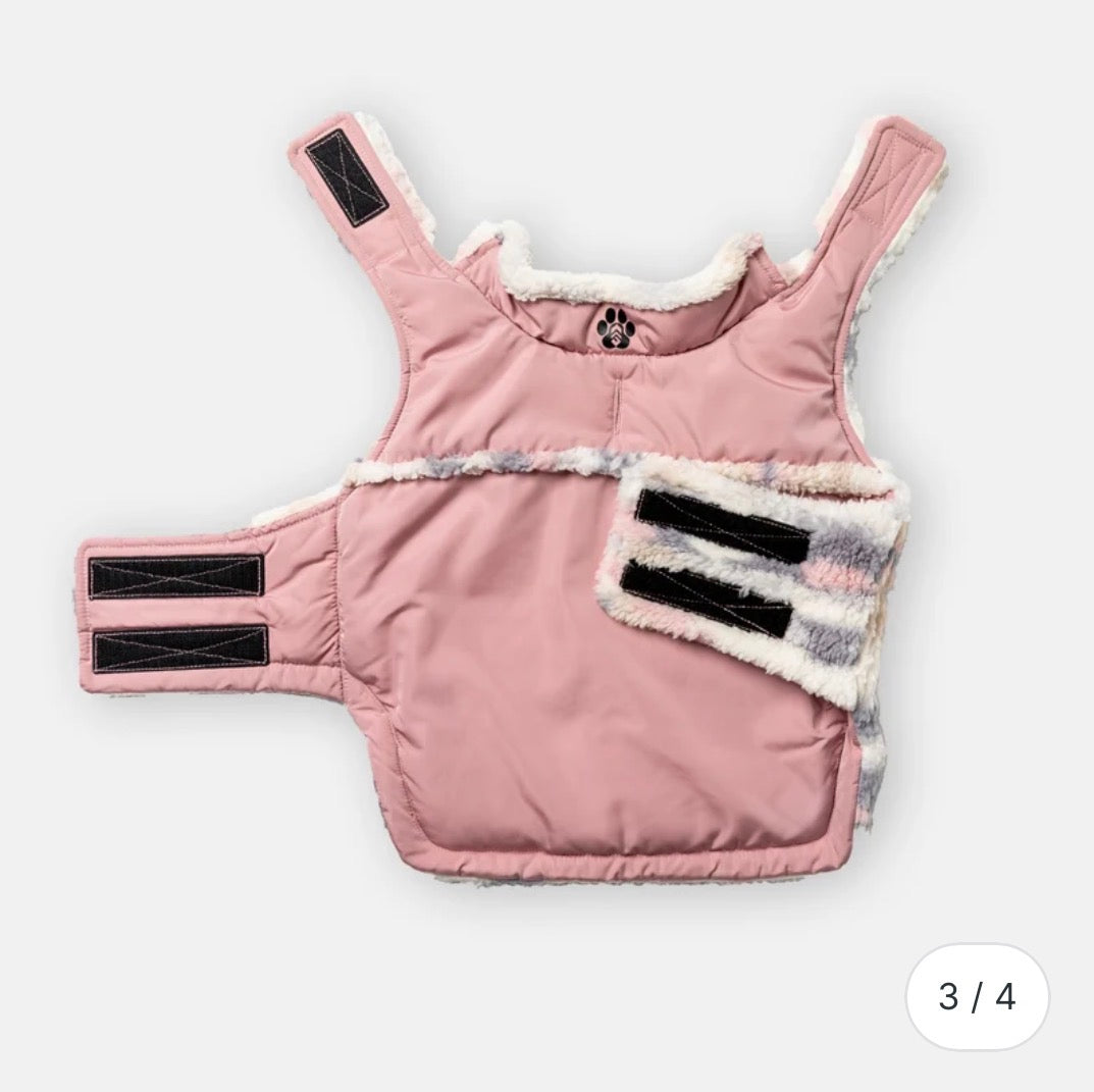 Free Country Pink Clay Dog/Cat Pet Jacket S (New)