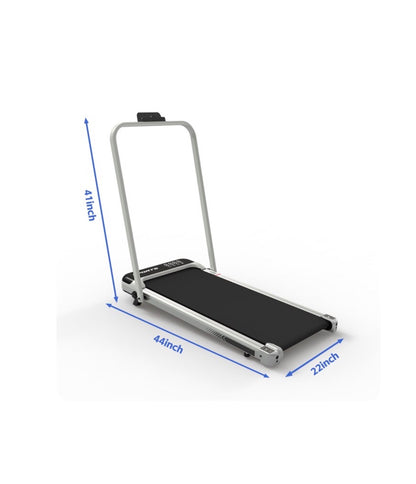 3-in-1 Under Desk Treadmill with Incline Foldable for Home Walking Pad with Handlebar Remote Control (New in Box) (Silver)