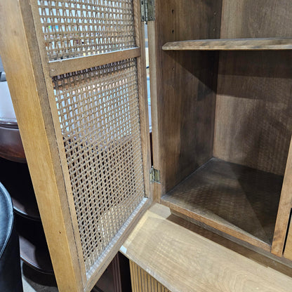 Heywood Wakefield China Cabinet Tambour Doors