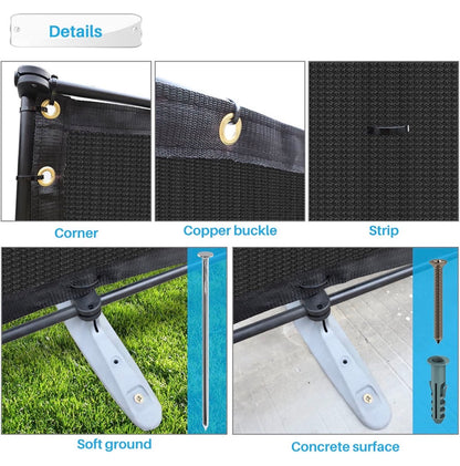 Patio 6 ft. X 12" Outdoor Privacy Screen