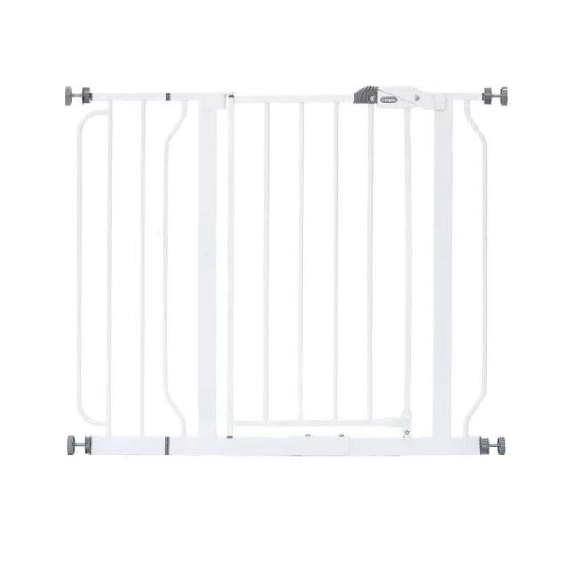 Regalo Easy Step Metal Walk Through Gate - White