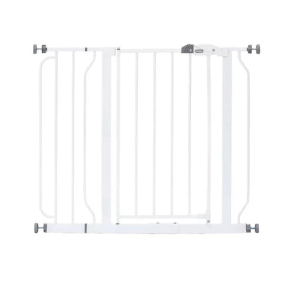 Regalo Easy Step Metal Walk Through Gate - White