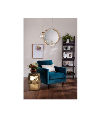 Composite Ladder Bookcase 20.5 Inch Width X 72 Inch Height X 18 Inch Depth (Dark Walnut) (New in Box)