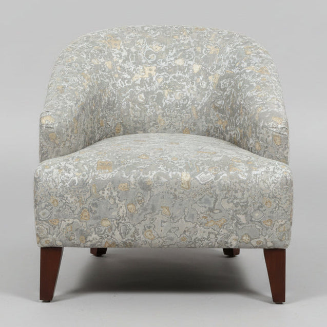 Barrel-Back Accent Chair