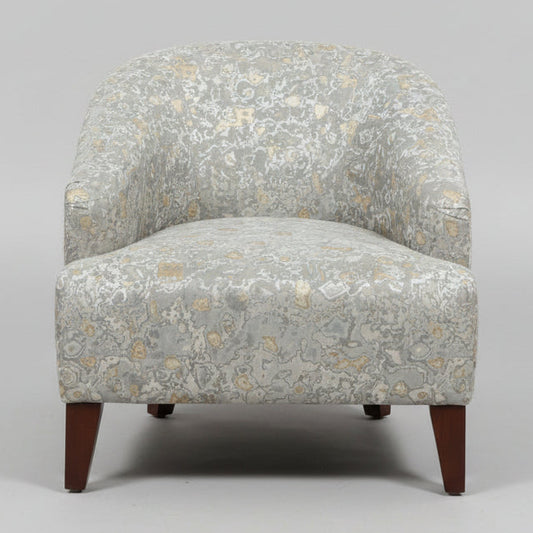 Barrel-Back Accent Chair